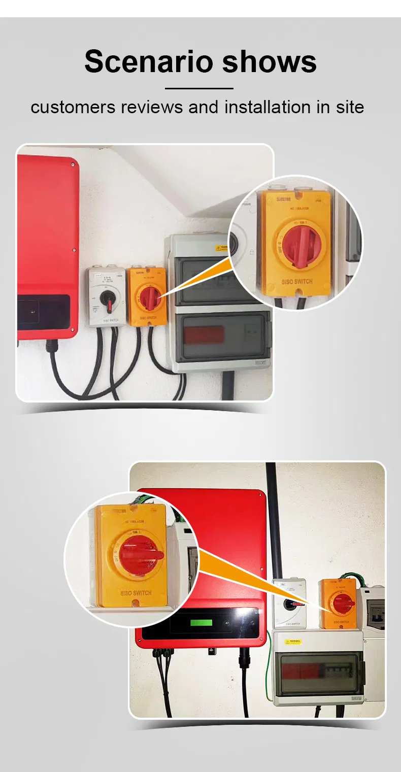 Suntree IP66 Waterproof ABS Electrical Cable Junction Box 6A-32A 2p 3p 4p