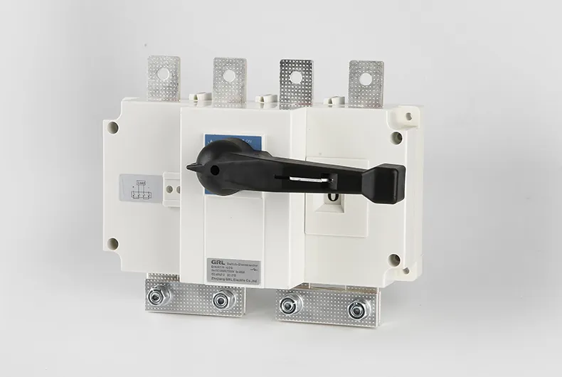 Switch DC Isolator 4 Pole IP65 Enclosure Box PV Solar Panel System Changeover