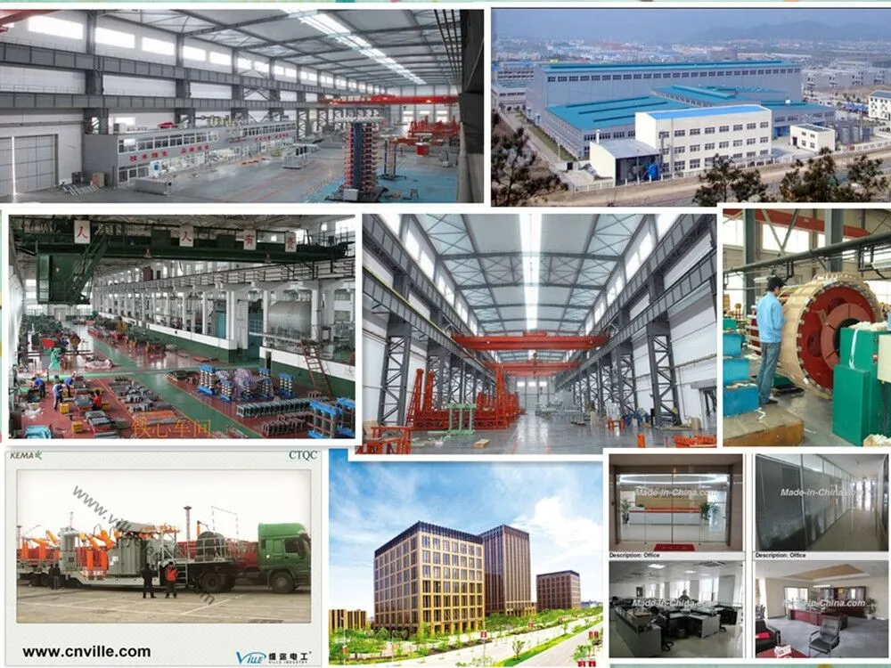 Sz-31500/69/6.3 31.5mva 66kv Double-Winding Power Transformers with on-Load Tap Changer