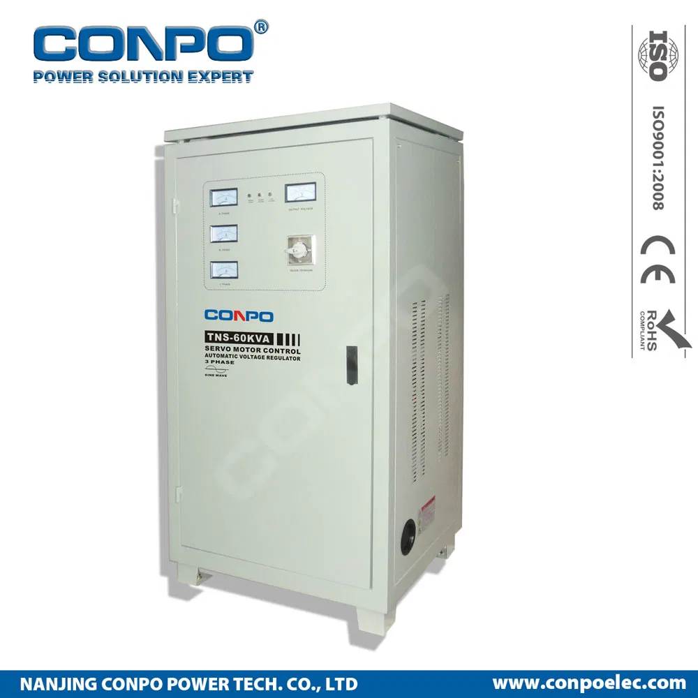Tns -50kVA, 60kVA 3phase, Servomotor-Type Automatic Voltage Regulator/Stabilizer