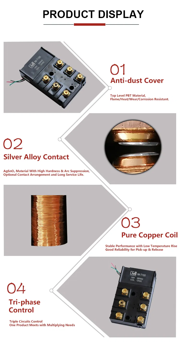UC2 UC3 Approved 12V DC Relay for Communication Solutions