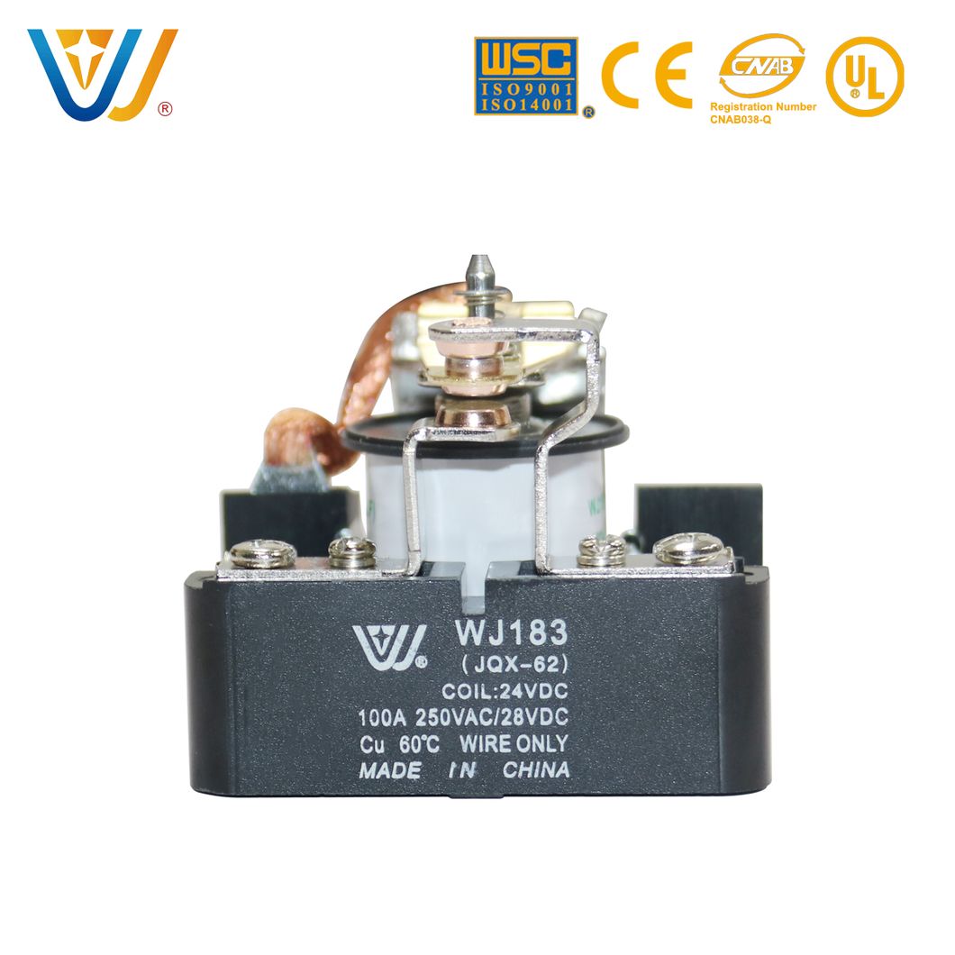 Wanjia Brand 100A Jqx-62f 1z Safety Switching Control Power Relay