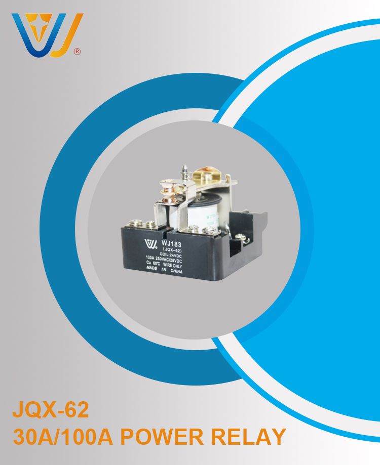 Wanjia Brand 100A Jqx-62f 1z Safety Switching Control Power Relay
