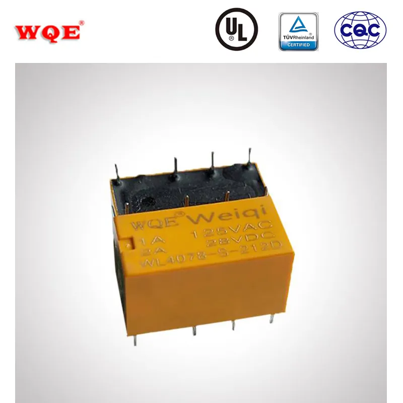 Wl4078 Small Relay Dpdt Relay 8feet 8 Pins 1A 2A 28VDC
